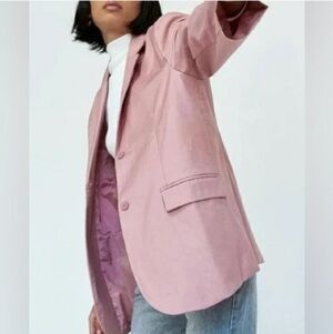 New! Princess Polly Denae Pink Blazer, M/L